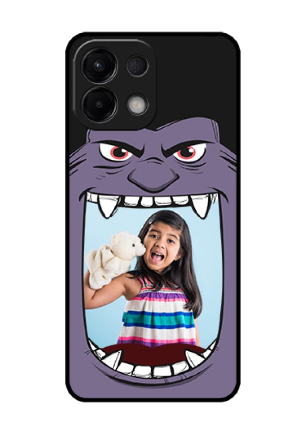 Oppo K13 5G Custom Glass Phone Case - Angry Monster Design
