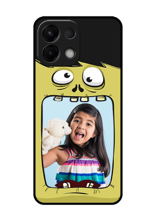 Oppo K13 5G Custom Glass Phone Case - Cartoon Monster Back Case Design