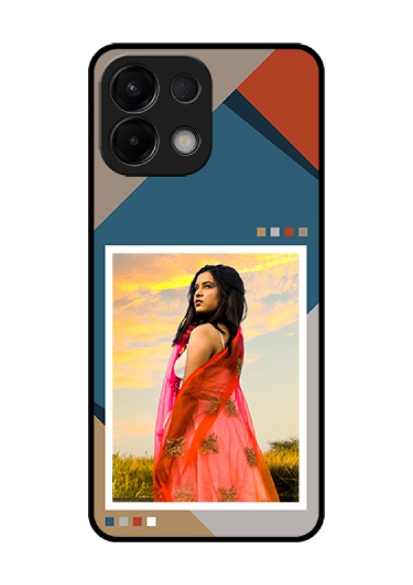 Oppo K13 5G Custom Glass Phone Case - Retro Color Pallet Design