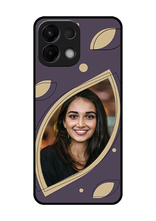 Oppo K13 5G Custom Glass Phone Case - Falling Leaf Design