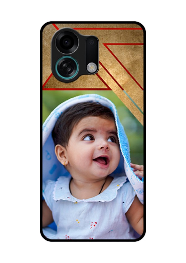 Oppo K13 Turbo 5G Custom Glass Phone Case - Gradient Abstract Texture Design