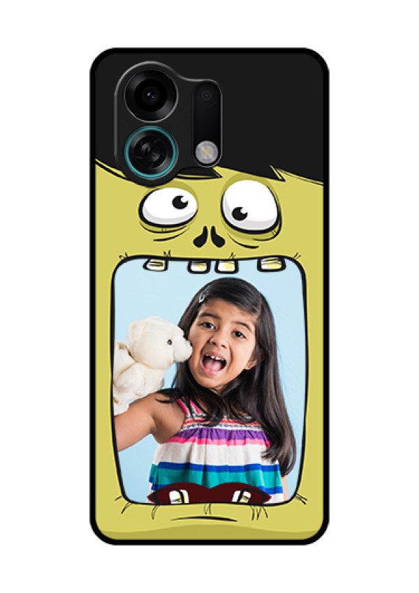 Oppo K13 Turbo 5G Custom Glass Phone Case - Cartoon Monster Back Case Design