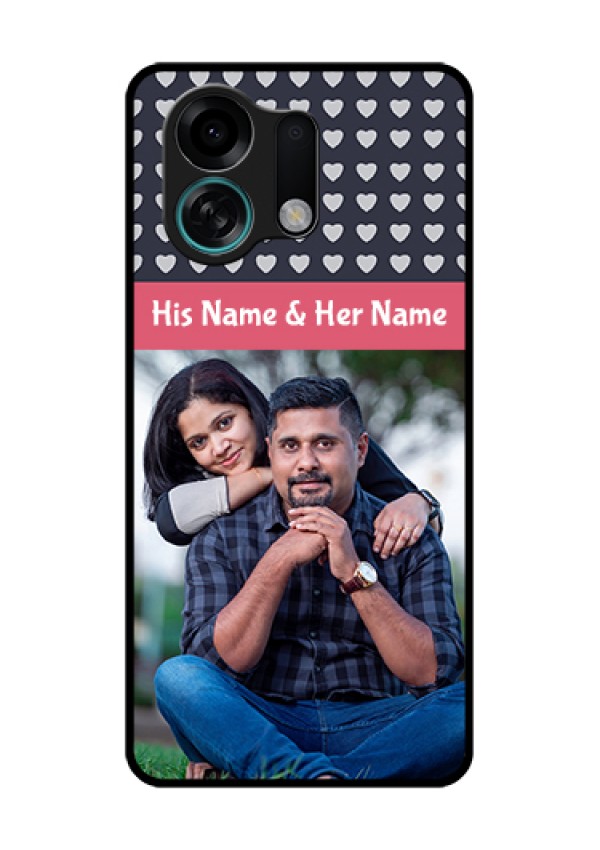 Oppo K13 Turbo Pro 5G Custom Glass Phone Case - Love Symbols Design
