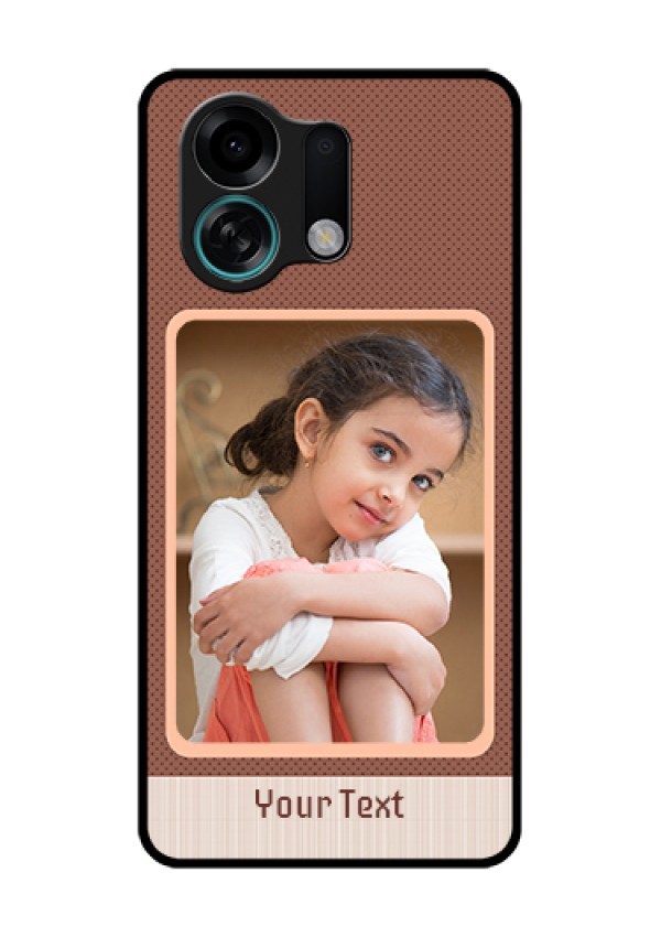 Oppo K13 Turbo Pro 5G Custom Glass Phone Case - Simple Pic Upload Design