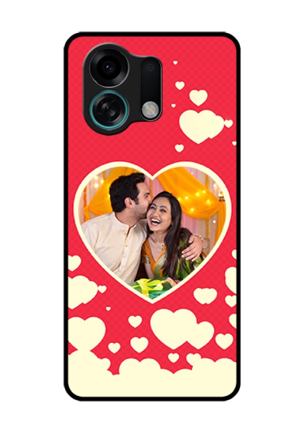 Oppo K13 Turbo Pro 5G Custom Glass Phone Case - Love Symbols Phone Cover Design