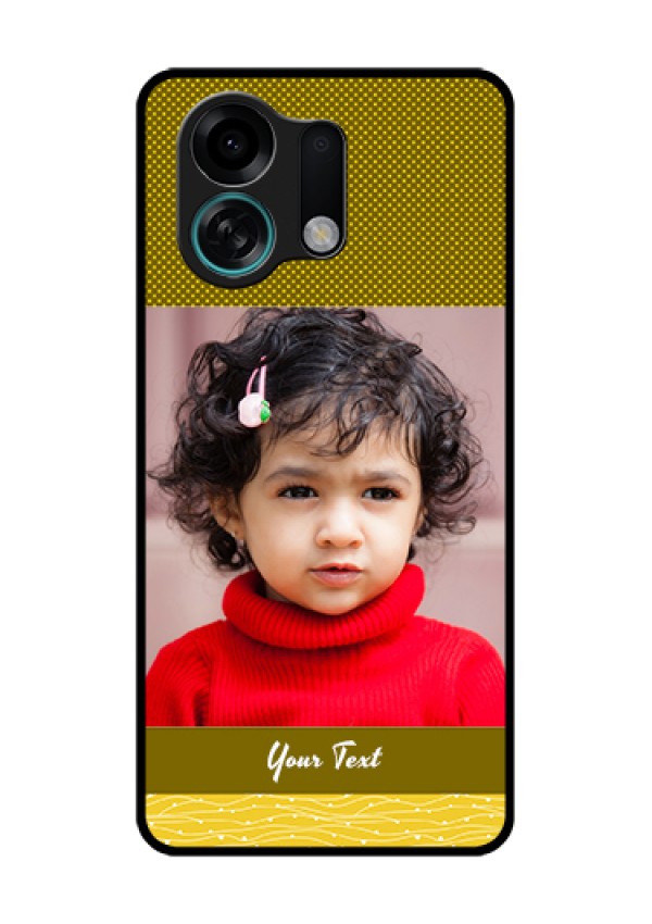 Oppo K13 Turbo Pro 5G Custom Glass Phone Case - Simple Green Color Design