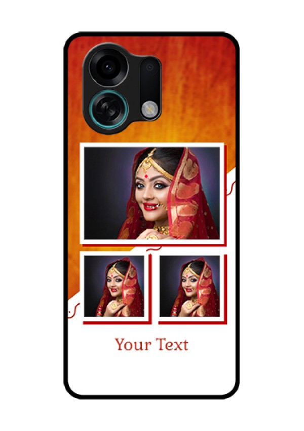 Oppo K13 Turbo Pro 5G Custom Glass Phone Case - Wedding Memories Design