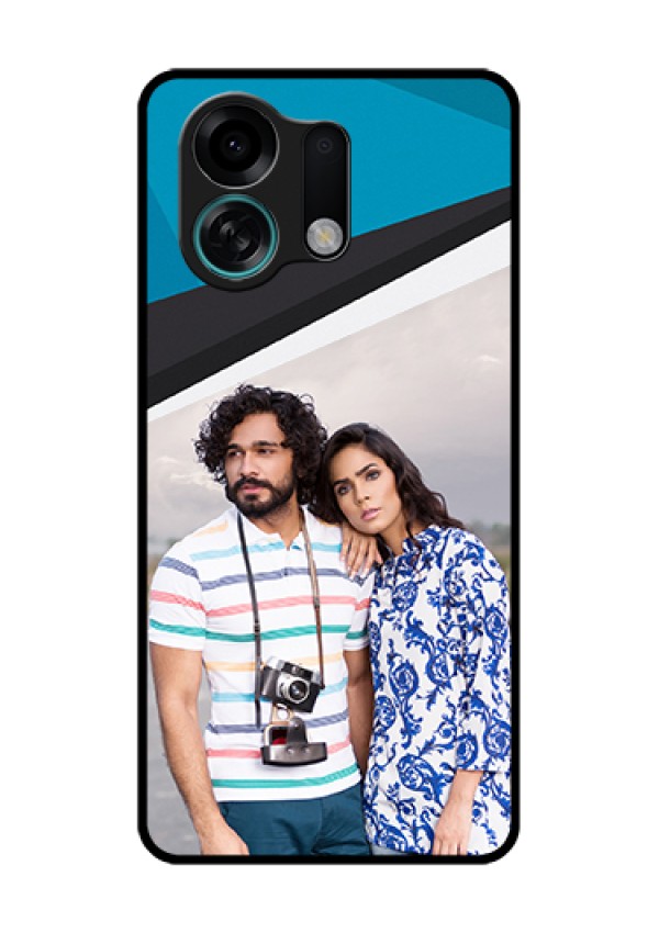Oppo K13 Turbo Pro 5G Custom Glass Phone Case - Simple Pattern Photo Upload Design