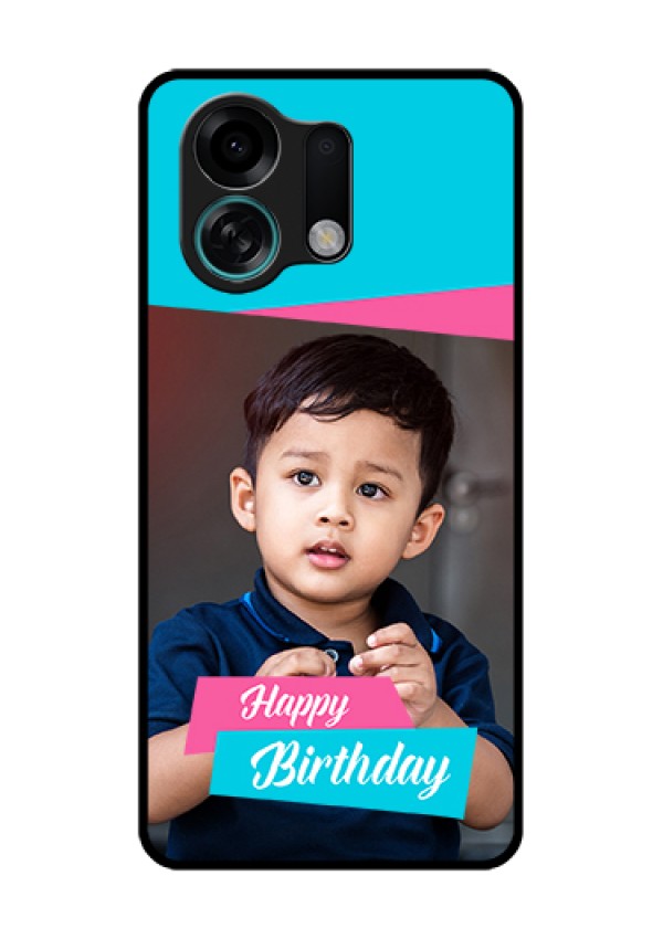 Oppo K13 Turbo Pro 5G Custom Glass Phone Case - Image Holder With 2 Color Design