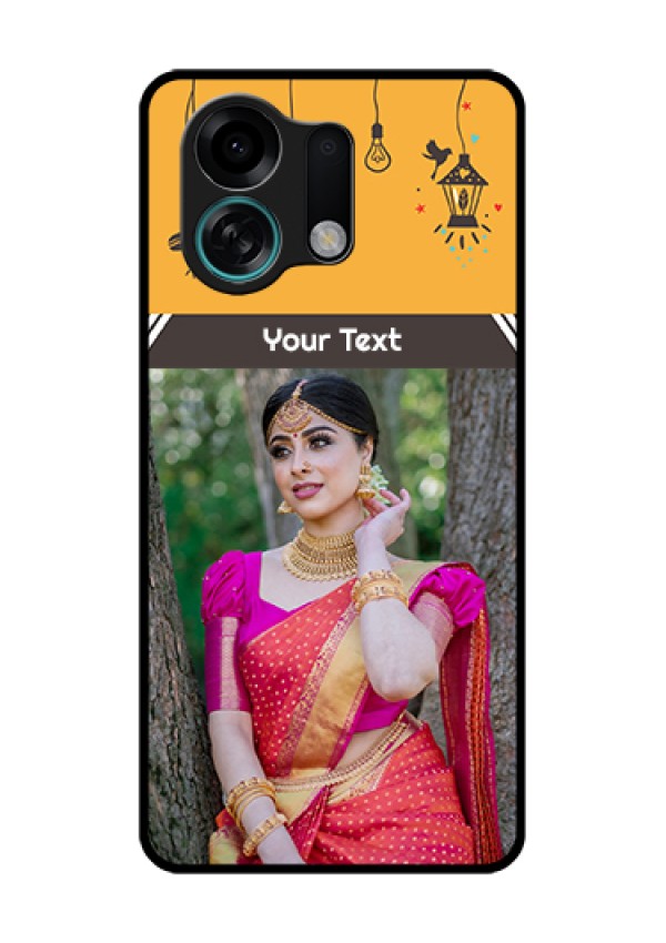Oppo K13 Turbo Pro 5G Custom Glass Phone Case - With Family Picture And Icons