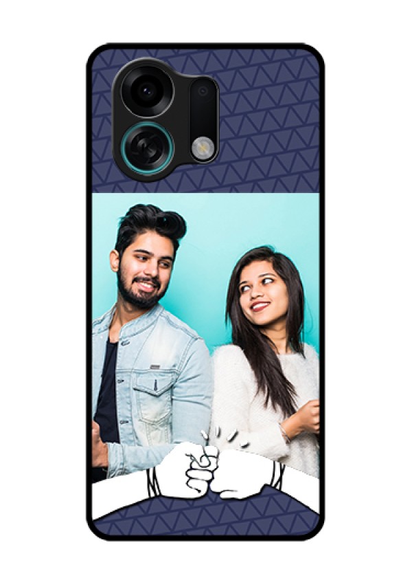 Oppo K13 Turbo Pro 5G Custom Glass Phone Case - With Best Friends Design