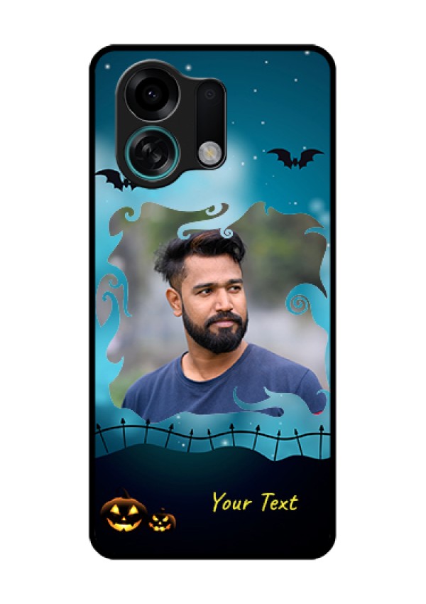 Oppo K13 Turbo Pro 5G Custom Glass Phone Case - Halloween Frame Design