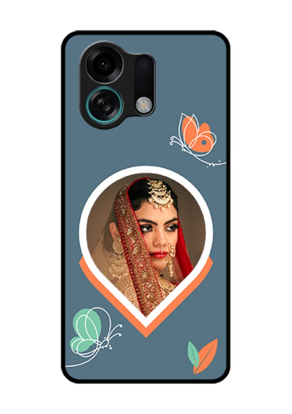Oppo K13 Turbo Pro 5G Custom Glass Phone Case - Droplet Butterflies Design