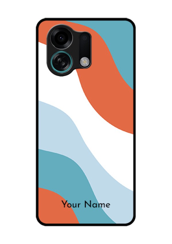 Oppo K13 Turbo Pro 5G Custom Glass Phone Case - Coloured Waves Design