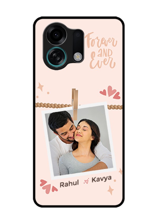 Oppo K13 Turbo Pro 5G Custom Glass Phone Case - Forever And Ever Love Design