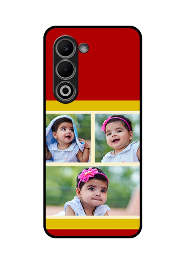 Oppo K13x 5G Custom Glass Phone Case - Multiple Pic Upload Design