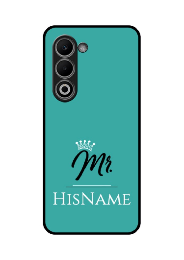 Oppo K13x 5G Custom Glass Phone Case - Mr With Name Design