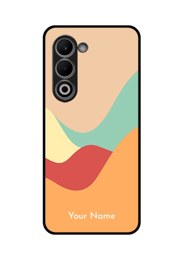 Oppo K13x 5G Custom Glass Phone Case - Ocean Waves Multi - Colour Design