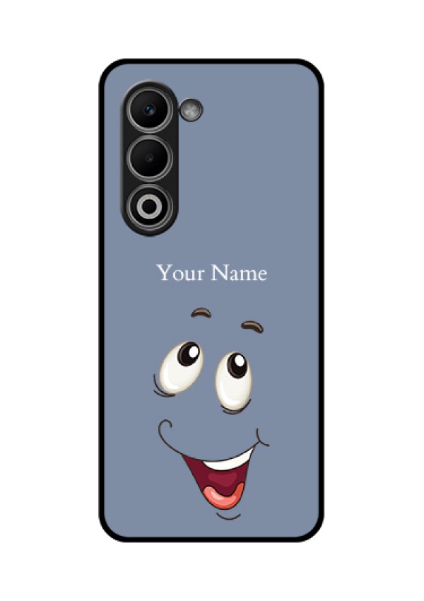 Oppo K13x 5G Custom Glass Phone Case - Laughing Cartoon Face Design