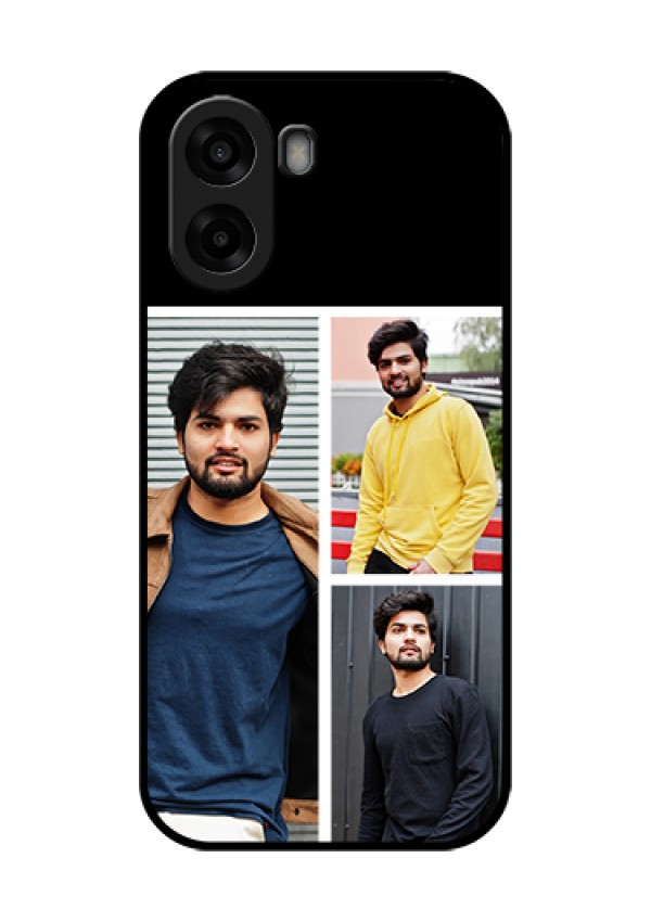 Oppo K14x 5G Custom Glass Phone Case - Upload Multiple Picture Design