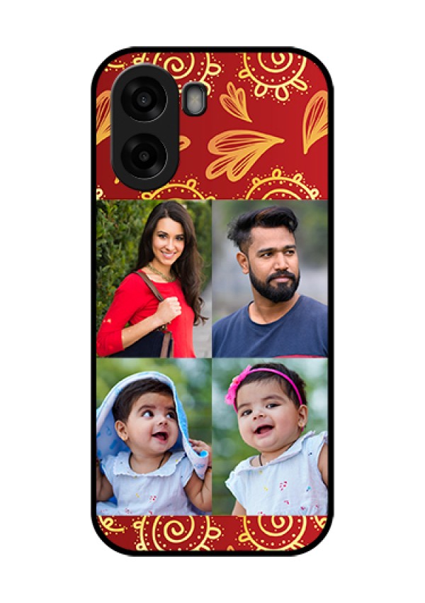 Oppo K14x 5G Custom Glass Phone Case - 4 Image Traditional Design