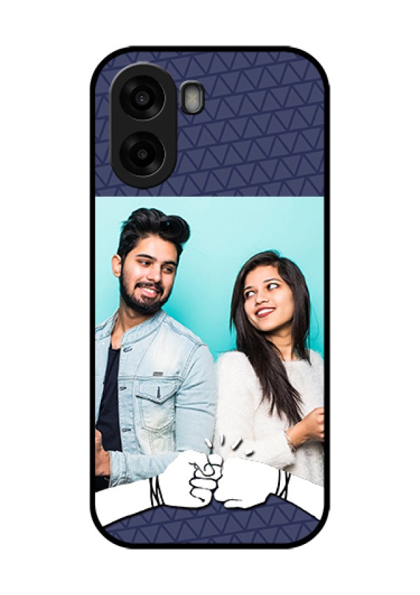 Oppo K14x 5G Custom Glass Phone Case - With Best Friends Design