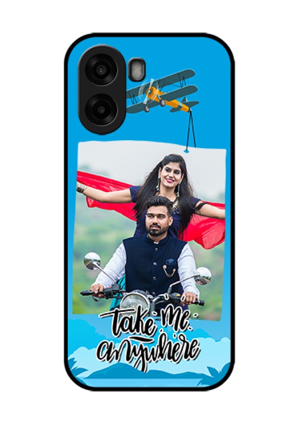 Oppo K14x 5G Custom Glass Phone Case - Traveller Design