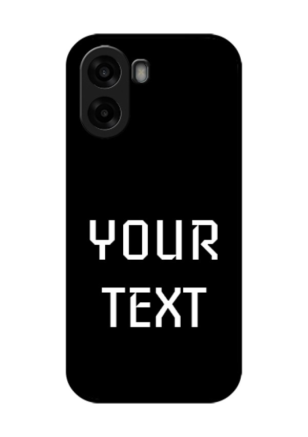Oppo K14x 5G Custom Glass Phone Case - Your Name Design