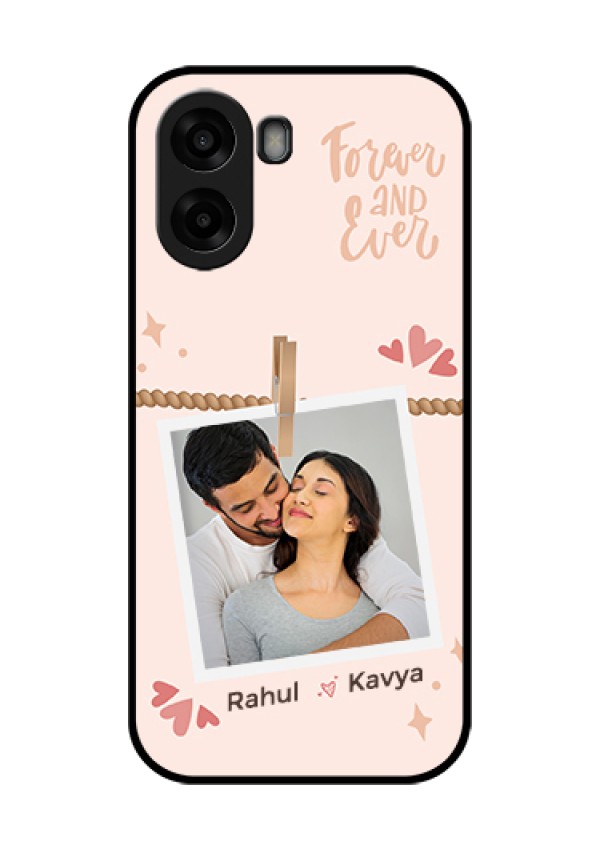 Oppo K14x 5G Custom Glass Phone Case - Forever And Ever Love Design