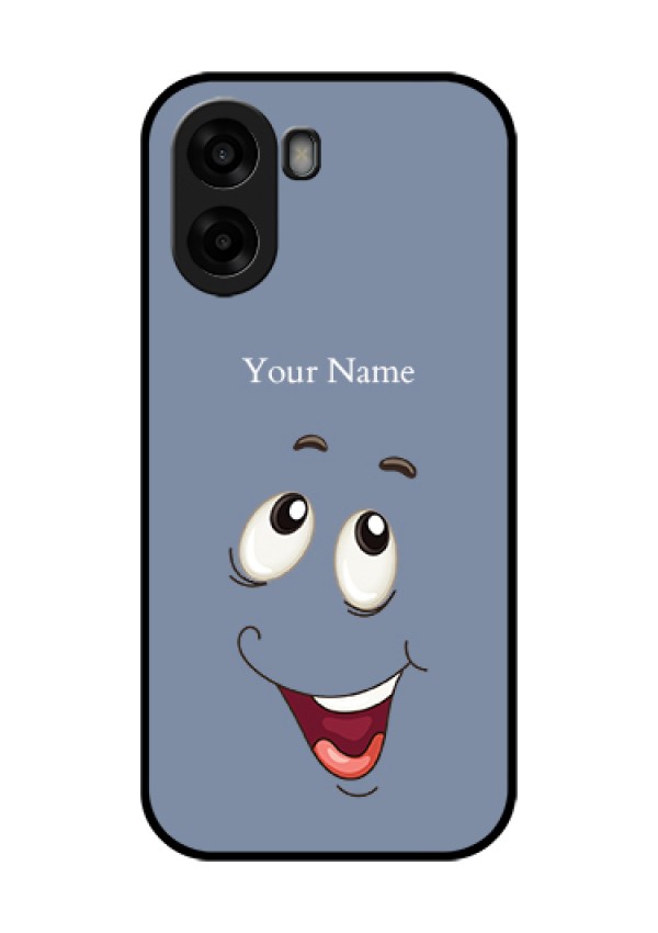 Oppo K14x 5G Custom Glass Phone Case - Laughing Cartoon Face Design