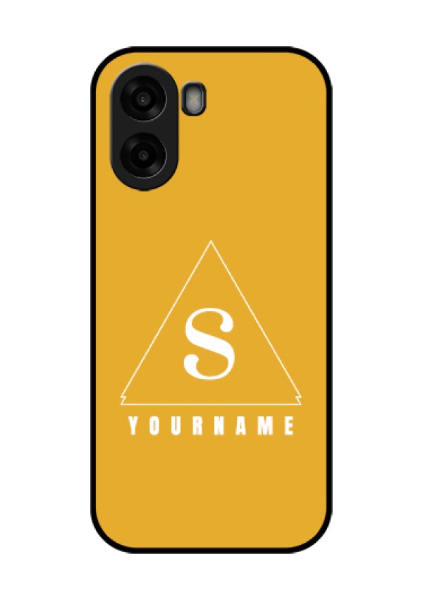 Oppo K14x 5G Custom Glass Phone Case - Simple Triangle Design