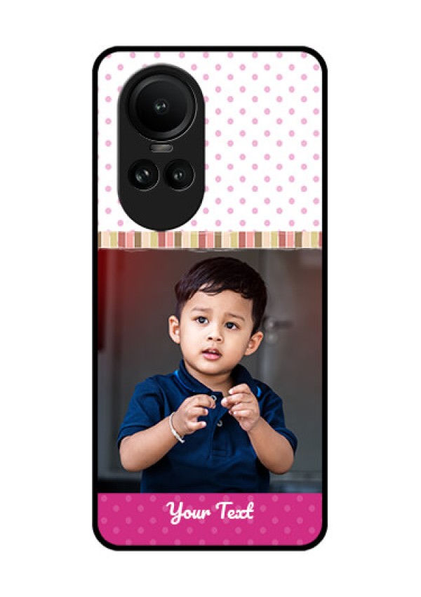 Oppo Reno 10 5G Photo Printing on Glass Case - Cute Girls Cover Design