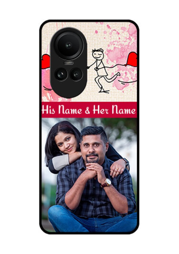 Oppo Reno 10 5G Photo Printing on Glass Case - You and Me Case Design
