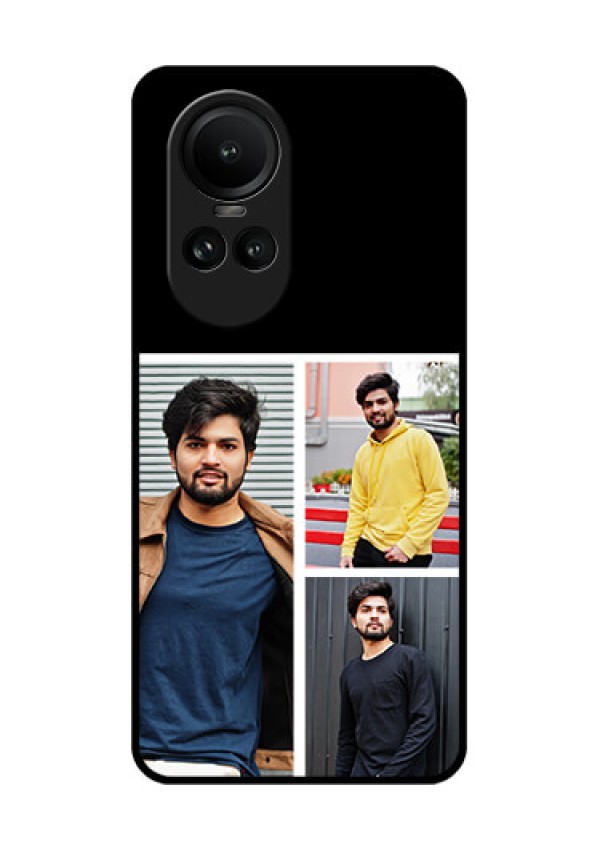 Oppo Reno 10 5G Photo Printing on Glass Case - Upload Multiple Picture Design