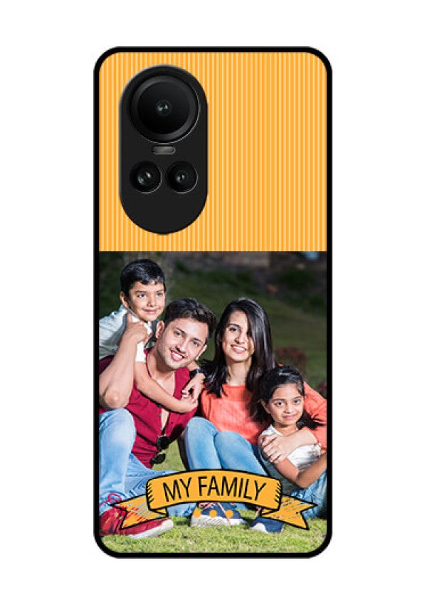 Oppo Reno 10 5G Custom Glass Phone Case - My Family Design