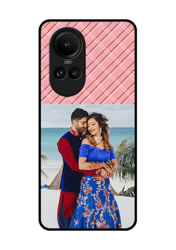 Oppo Reno 10 5G Personalized Glass Phone Case - Together Forever Design