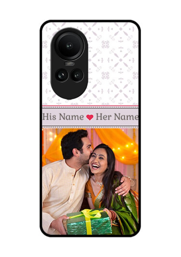 Oppo Reno 10 5G Custom Glass Mobile Case - with Photo and Ethnic Design