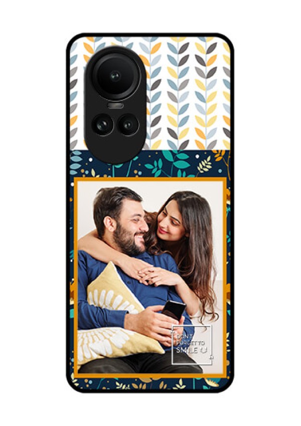 Oppo Reno 10 5G Custom Glass Mobile Case - Pattern Design