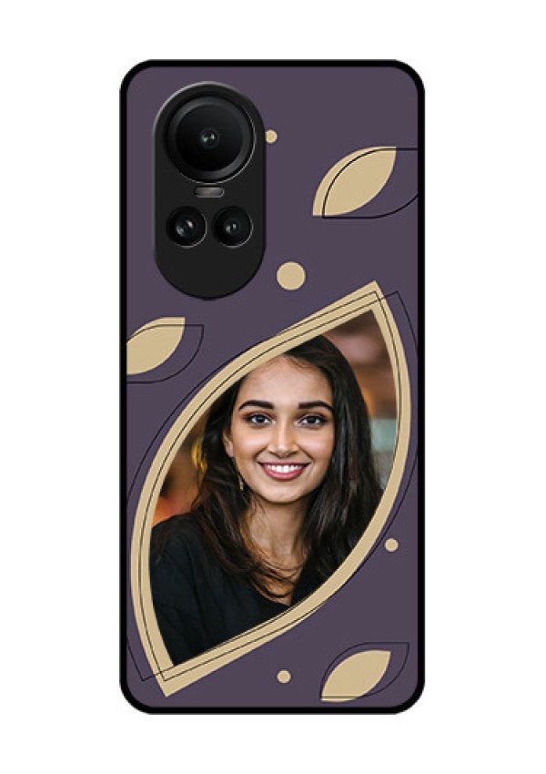 Oppo Reno 10 5G Custom Glass Mobile Case - Falling Leaf Design