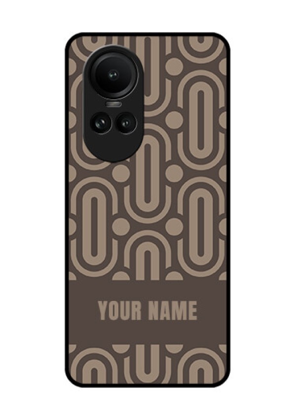 Oppo Reno 10 5G Custom Glass Phone Case - Captivating Zero Pattern Design