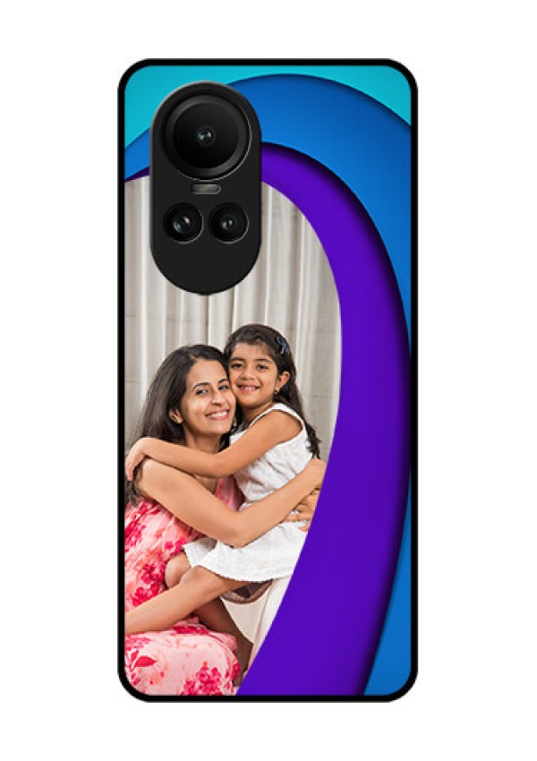 Oppo Reno 10 Pro 5G Photo Printing on Glass Case - Simple Pattern Design