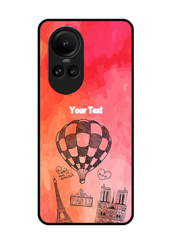Oppo Reno 10 Pro 5G Custom Glass Phone Case - Paris Theme Design