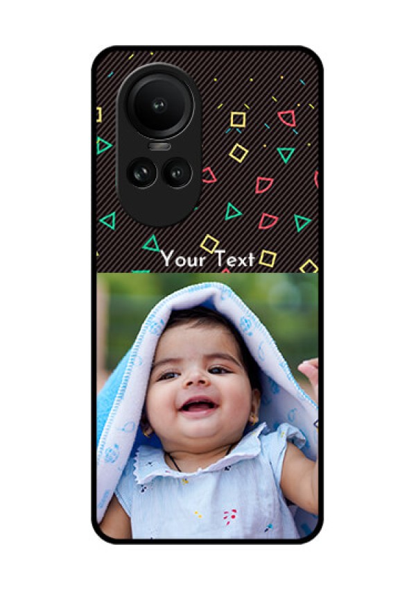Oppo Reno 10 Pro 5G Custom Glass Phone Case - with confetti birthday design