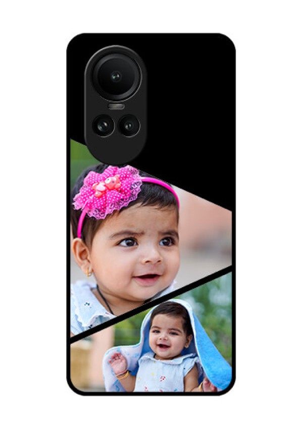 Oppo Reno 10 Pro 5G Custom Glass Phone Case - Semi Cut Design