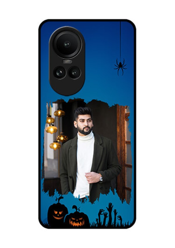 Oppo Reno 10 Pro 5G Photo Printing on Glass Case - with pro Halloween design