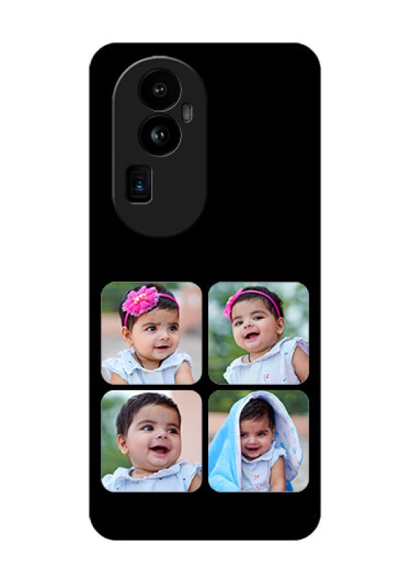 Oppo Reno 10 Pro Plus 5G Photo Printing on Glass Case - Multiple Pictures Design