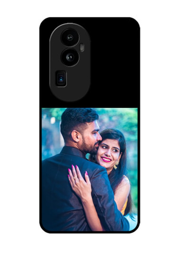 Oppo Reno 10 Pro Plus 5G Custom Glass Phone Case - Upload Full Picture With Custom Color Design