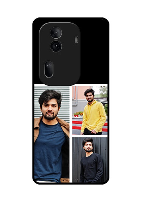 Oppo Reno 11 Pro 5G Custom Glass Phone Case - Upload Multiple Picture Design