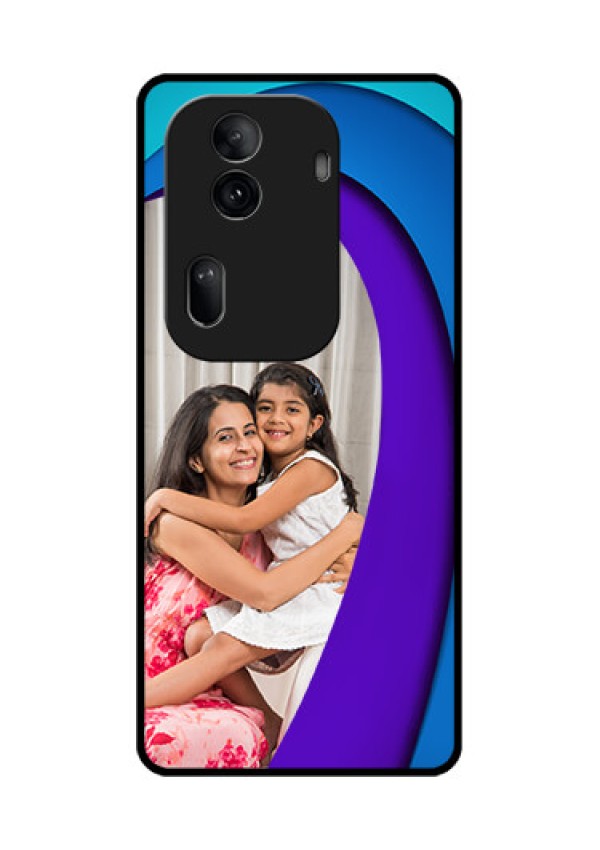 Oppo Reno 11 Pro 5G Custom Glass Phone Case - Simple Pattern Design