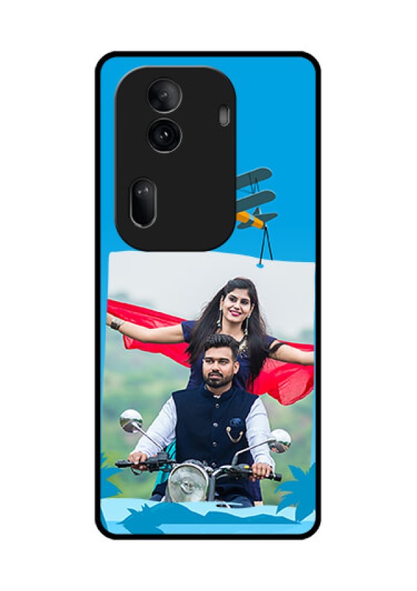 Oppo Reno 11 Pro 5G Custom Glass Phone Case - Traveller Design